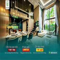 Thanh toán 599TR sở hữu căn hộ CAO trần 5,3m ngay Phạm Văn Đồng